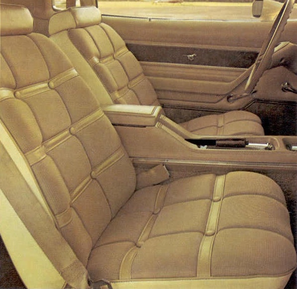 Cream Yellow 77 Mustang Coupe