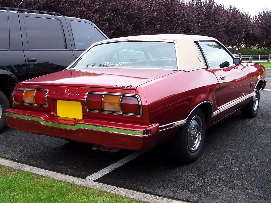 Dark Red 1976 Mustang II Ghia Coupe