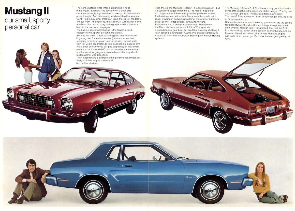 1976 European Ford Mustang promotional brochure