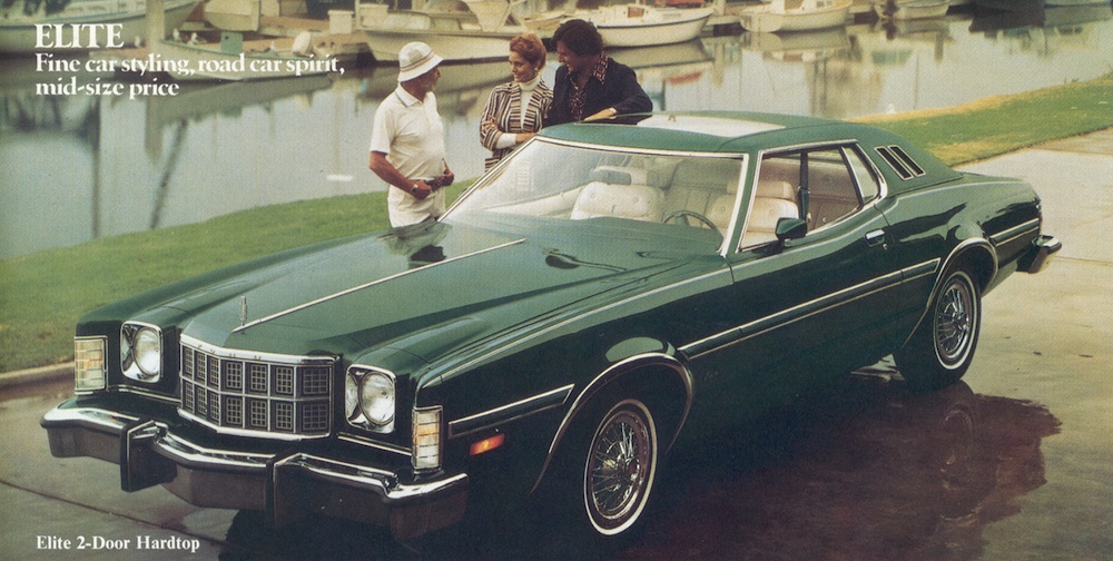 1976 Ford Elite sales brochure page