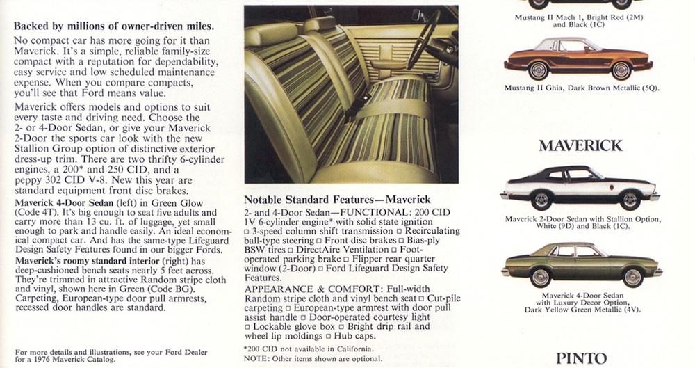 1976 Ford Maverick details