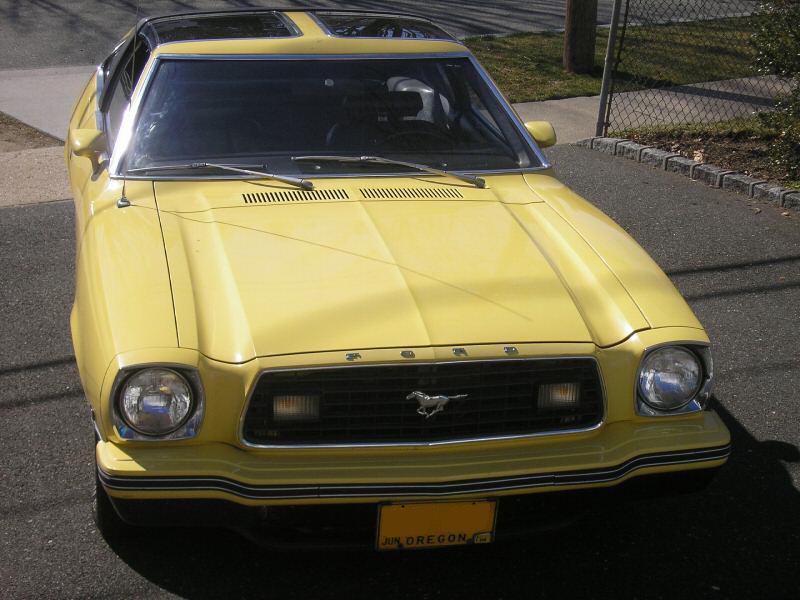 Bright Yellow 1977 Mach-1