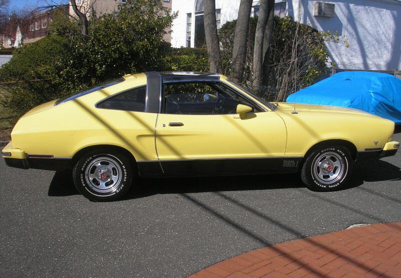 Bright Yellow 1977 Mach-1