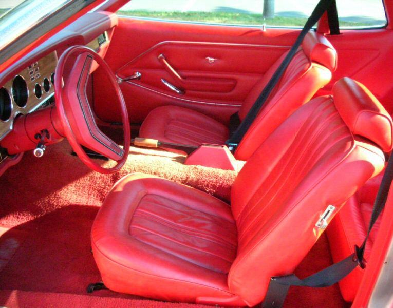 Interior 1977 Mustang II coupe