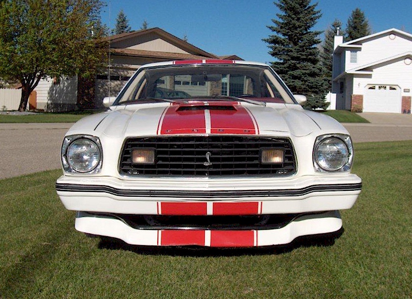 Polar White 1977 Mustang II Cobra II