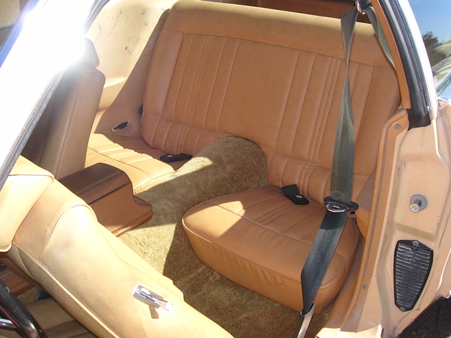 1977 Mach 1 Mustang II Rear Seat