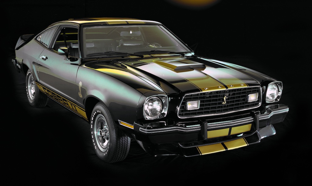 Black 1977 Mustang Cobra II