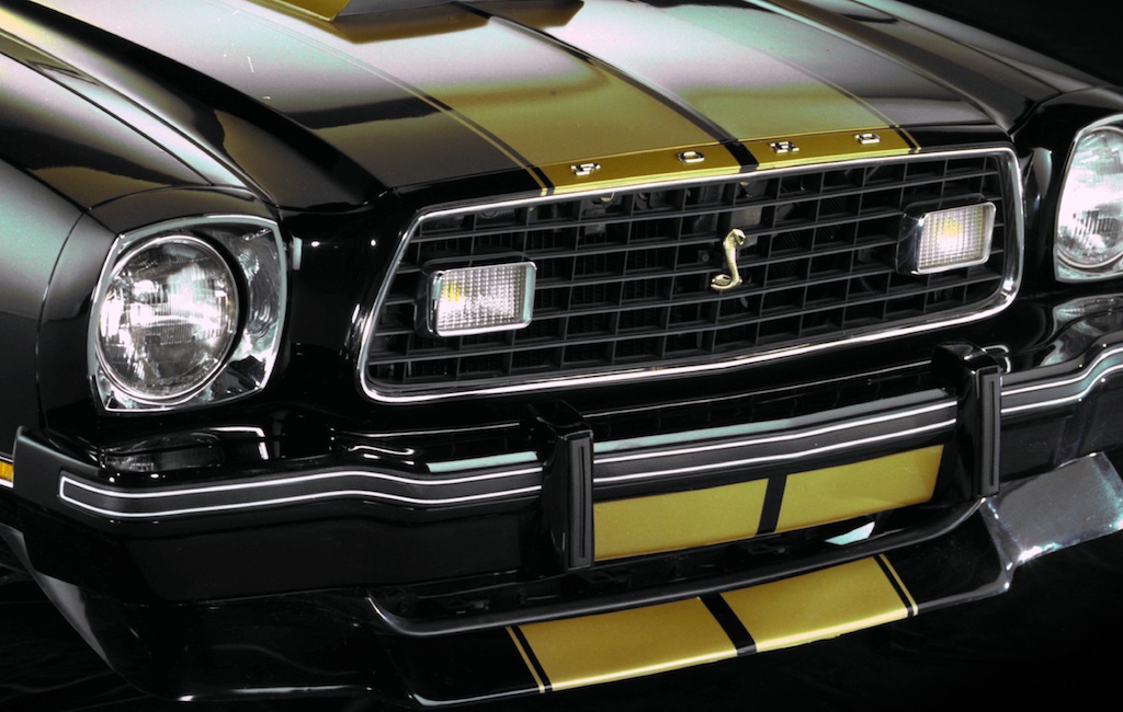 Gold Cobra grille emblem