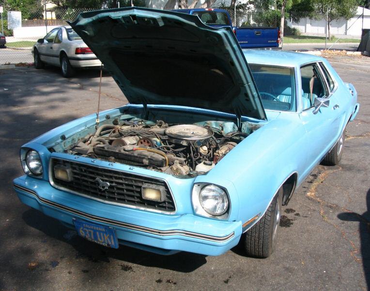 Blue 1978 Mustang Coupe