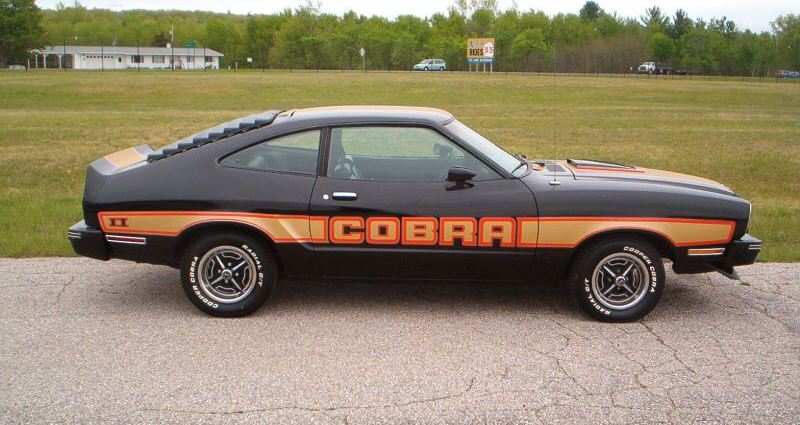 Black 1978 Mustang Cobra II