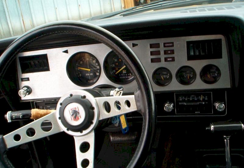 Dash close-up 1978 Mustang Cobra II
