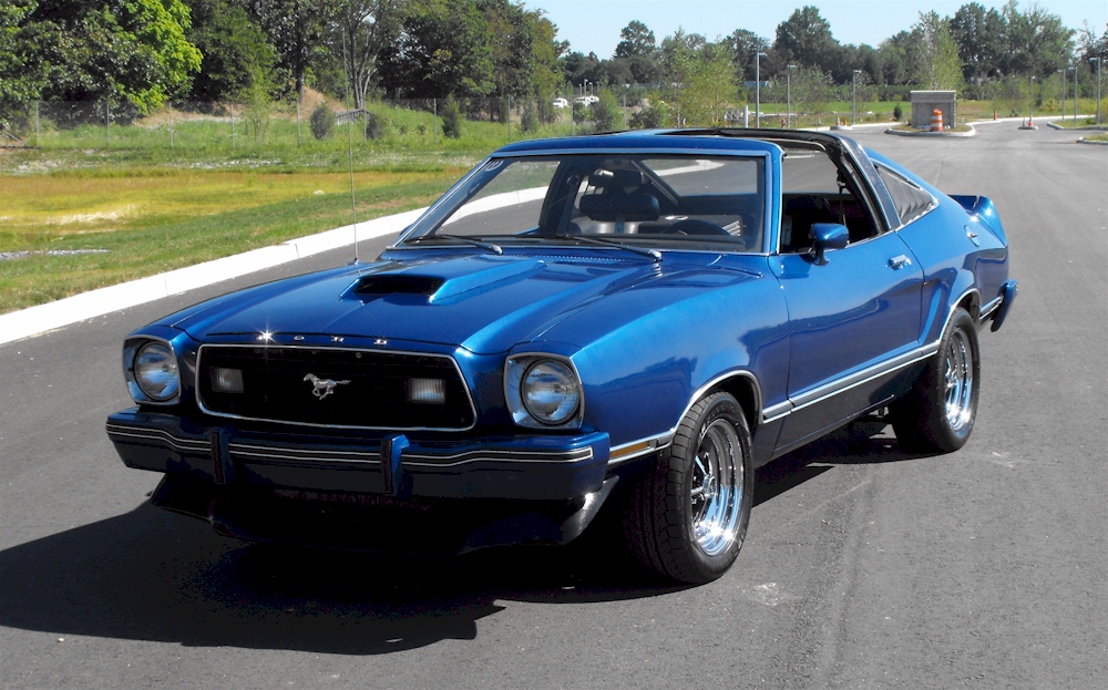Blue 78 Mustang II Cobra