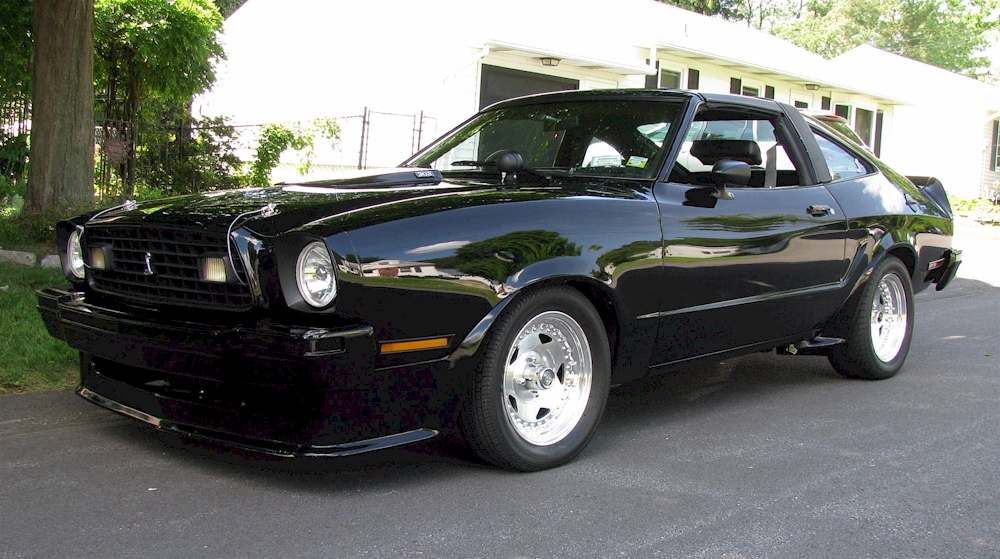 Black 78 Mustang II Cobra