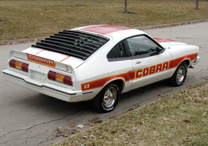 White 1978 Mustang Cobra II Hatchback