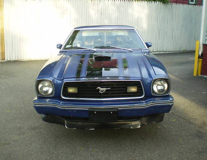 Dark Midnight Blue 1978 Mustang II Hatchback