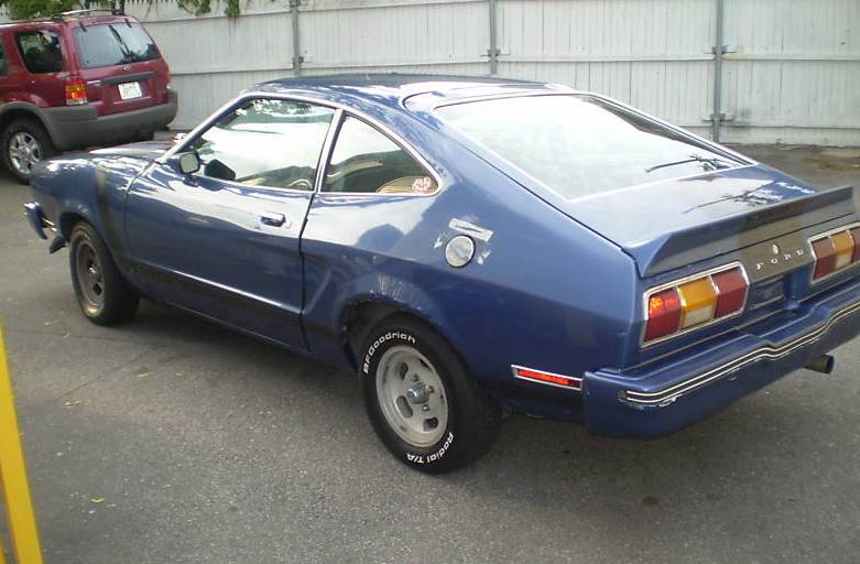 Dark Midnight Blue 1978 Mustang II Hatchback