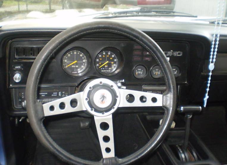 Black Dash 1978 Mustang II Hatchback