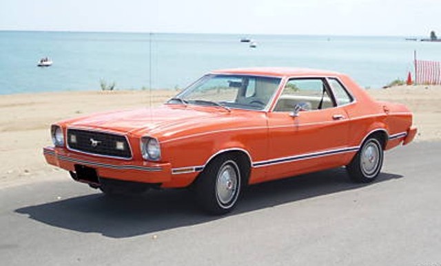 Tangerine 1978 Mustang II Coupe