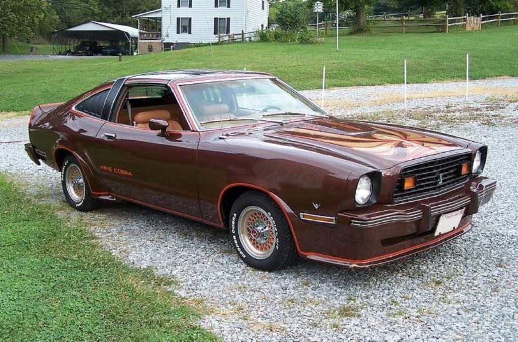 Dark Brown 1978 Mustang II King Cobra Hatchback