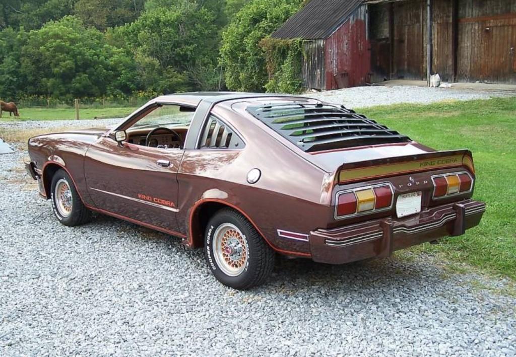 Dark Brown 1978 Mustang II King Cobra Hatchback