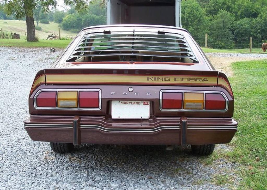 Dark Brown 78 Mustang II King Cobra Hatchback