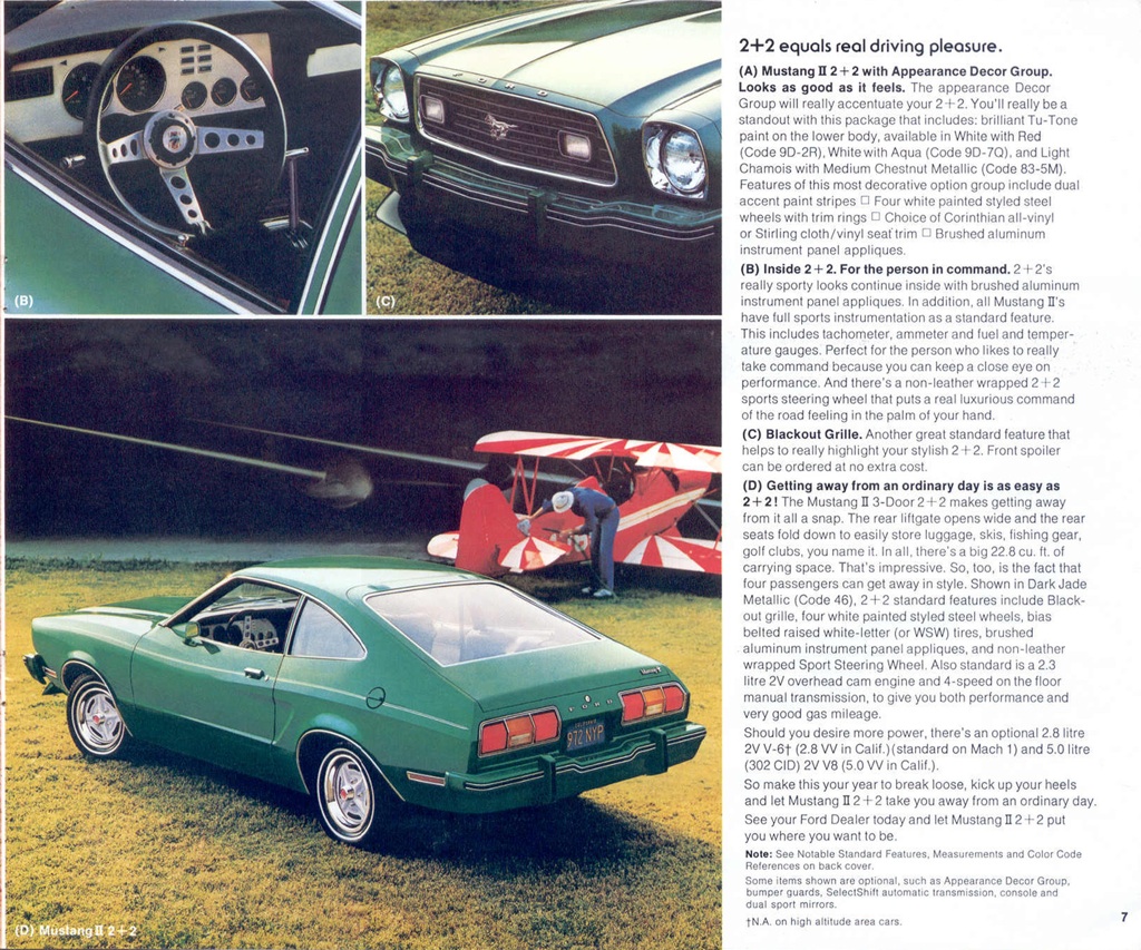1978 Ford Mustang Promotional Booklet