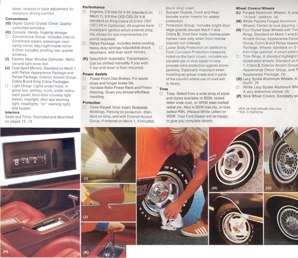 1978 Ford Mustang Promotional Booklet