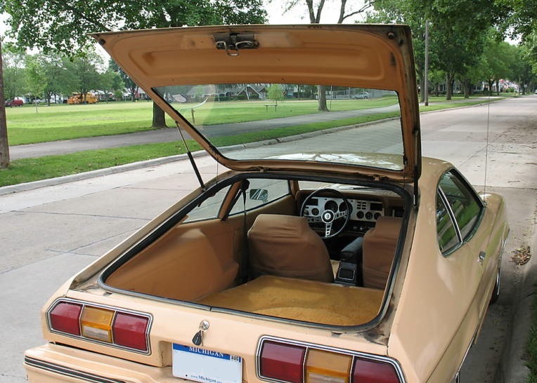 Interior view 1978 Mustang II Hatchback