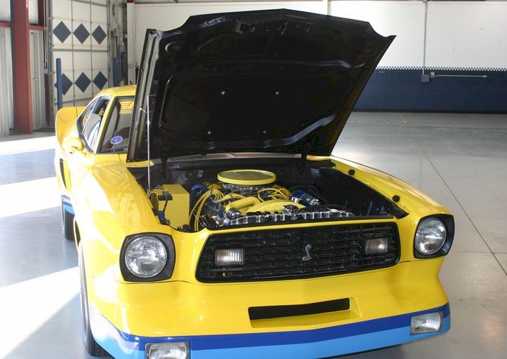 Yellow 1978 Monroe Handler Mustang