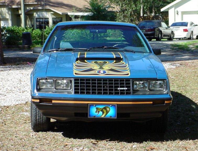 Medium Blue Glow 1979 Mustang Cobra Hatchback