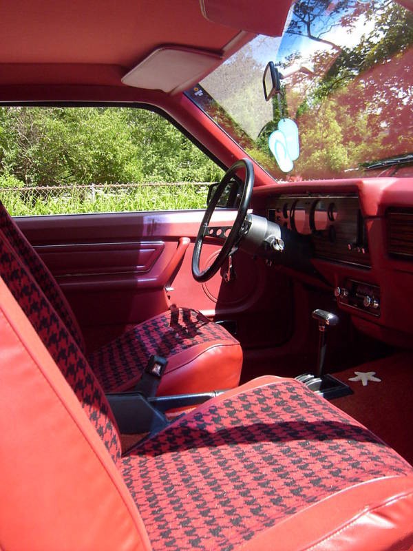 Red Interior 1979 Mustang Hatchback