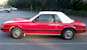 Bright Red 80 Mustang Ghia