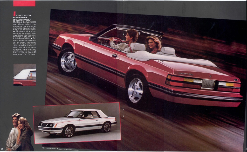 1983 Ford Mustang Promotional Booklet