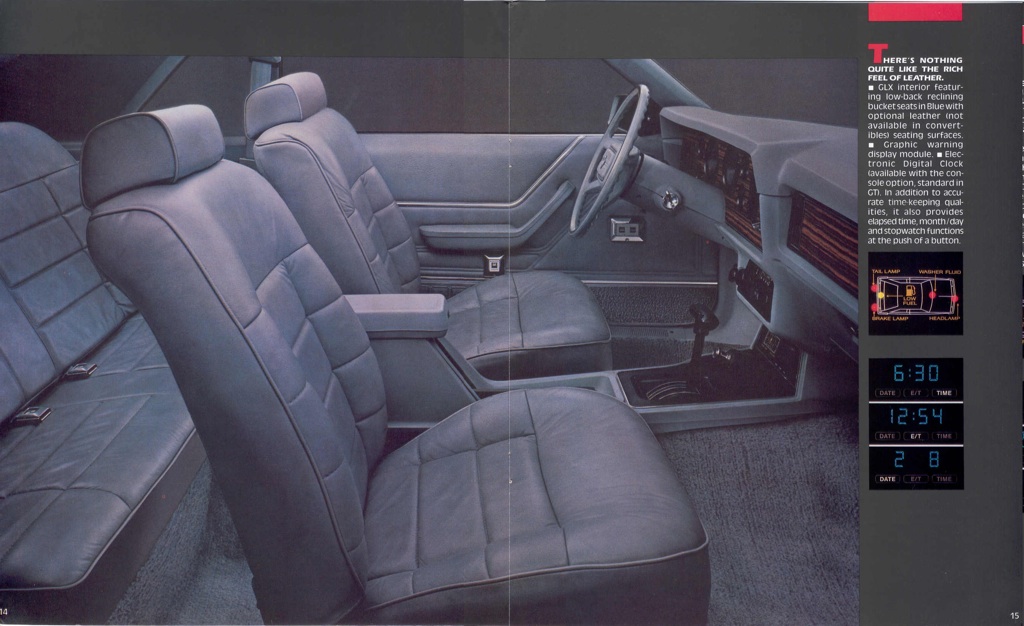 1983 Ford Mustang Promotional Booklet