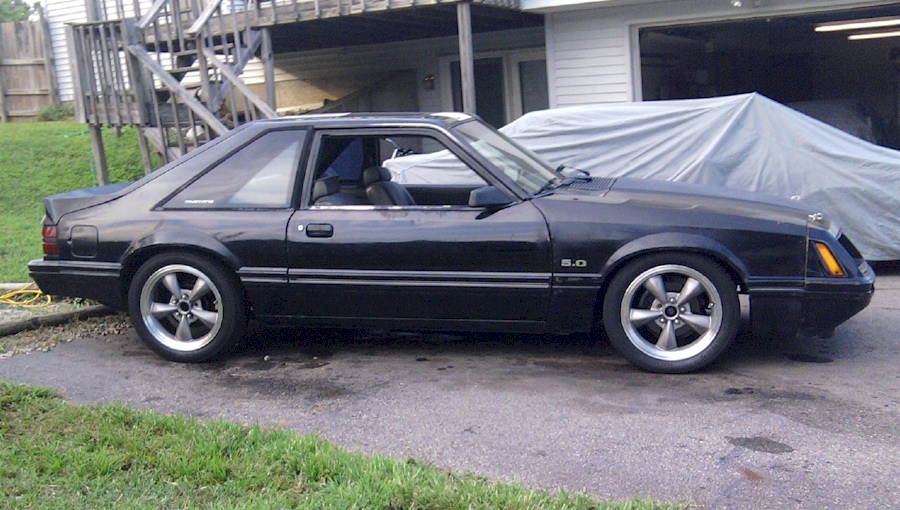 Black 1984 Mustang GT