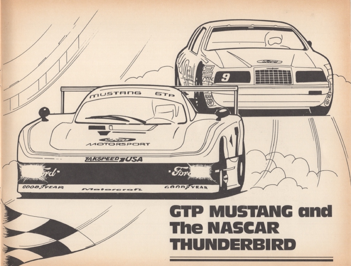 GTP Mustang coloring page