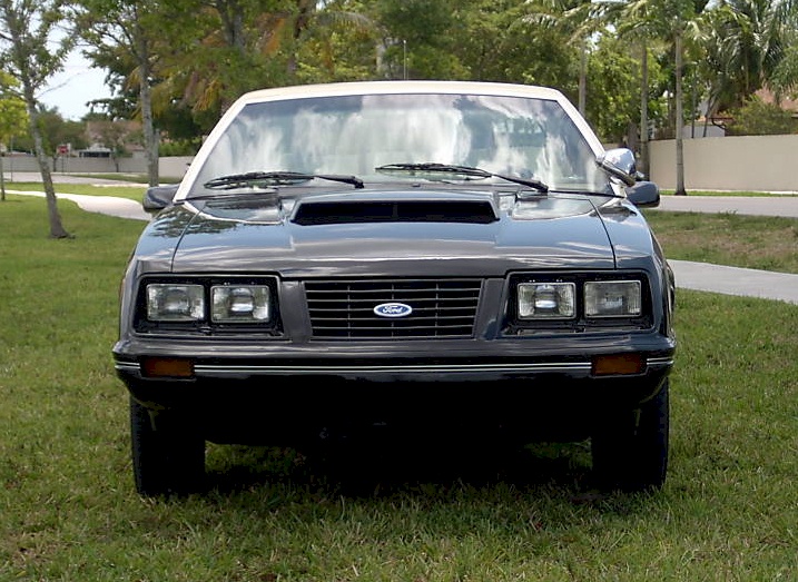 Black 1984 Mustang SSP Police Car