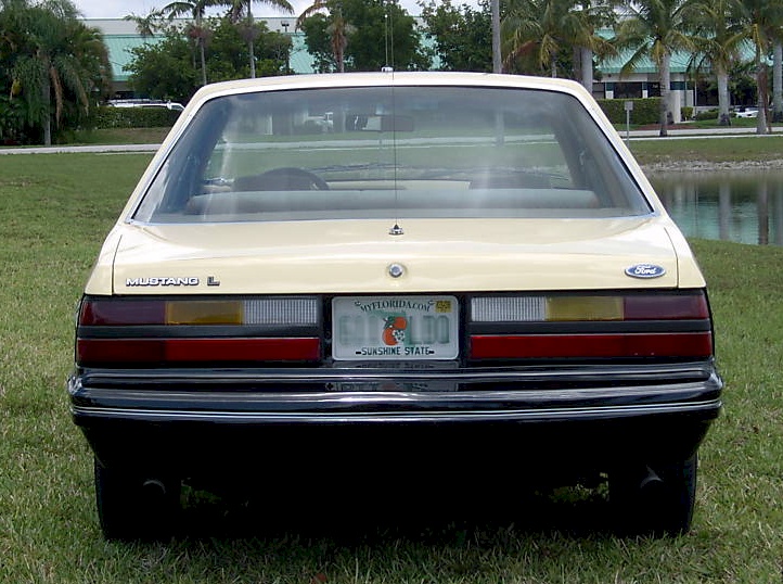 Black 1984 Mustang SSP Police Car