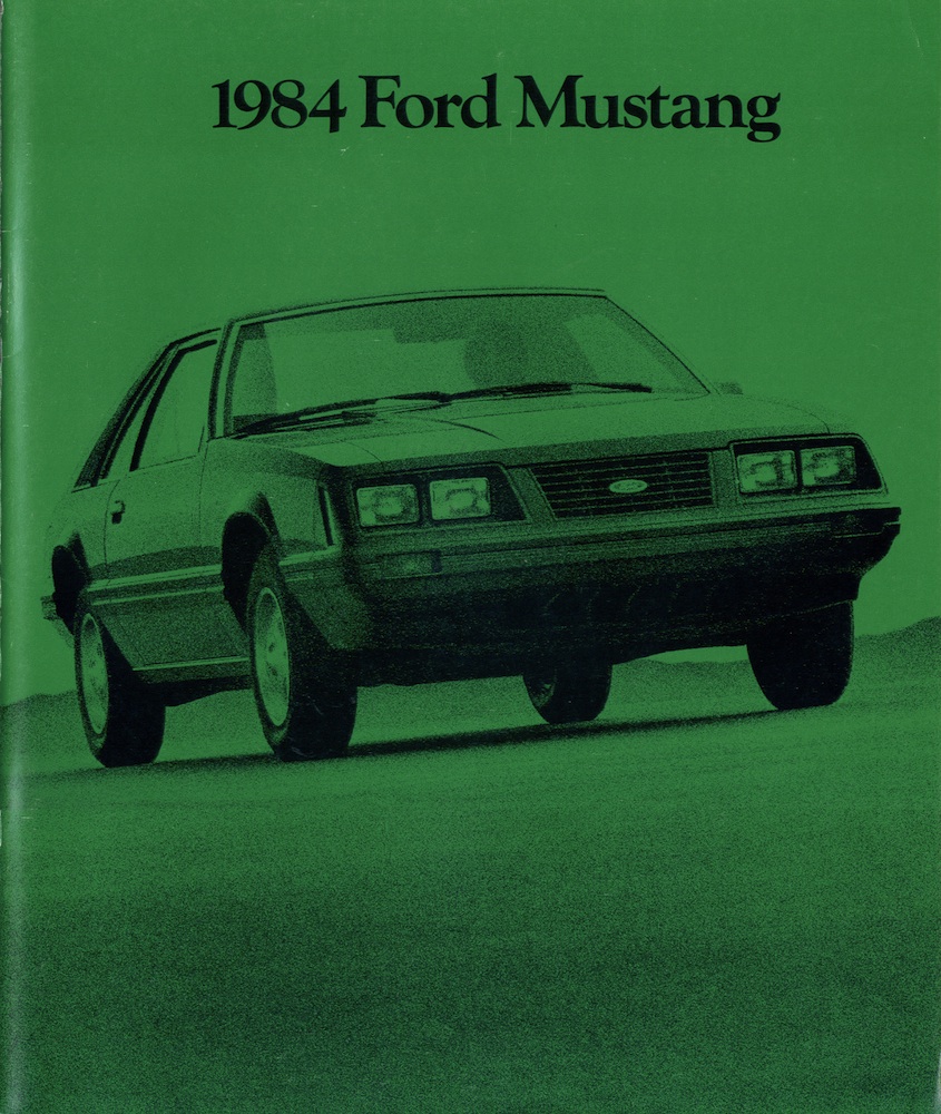1984 Ford Mustang Promotional Brochure
