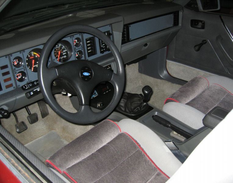 Interior 1985 Mustang GT Hatchback