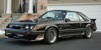Black 1985 Saleen Mustang Hatchback