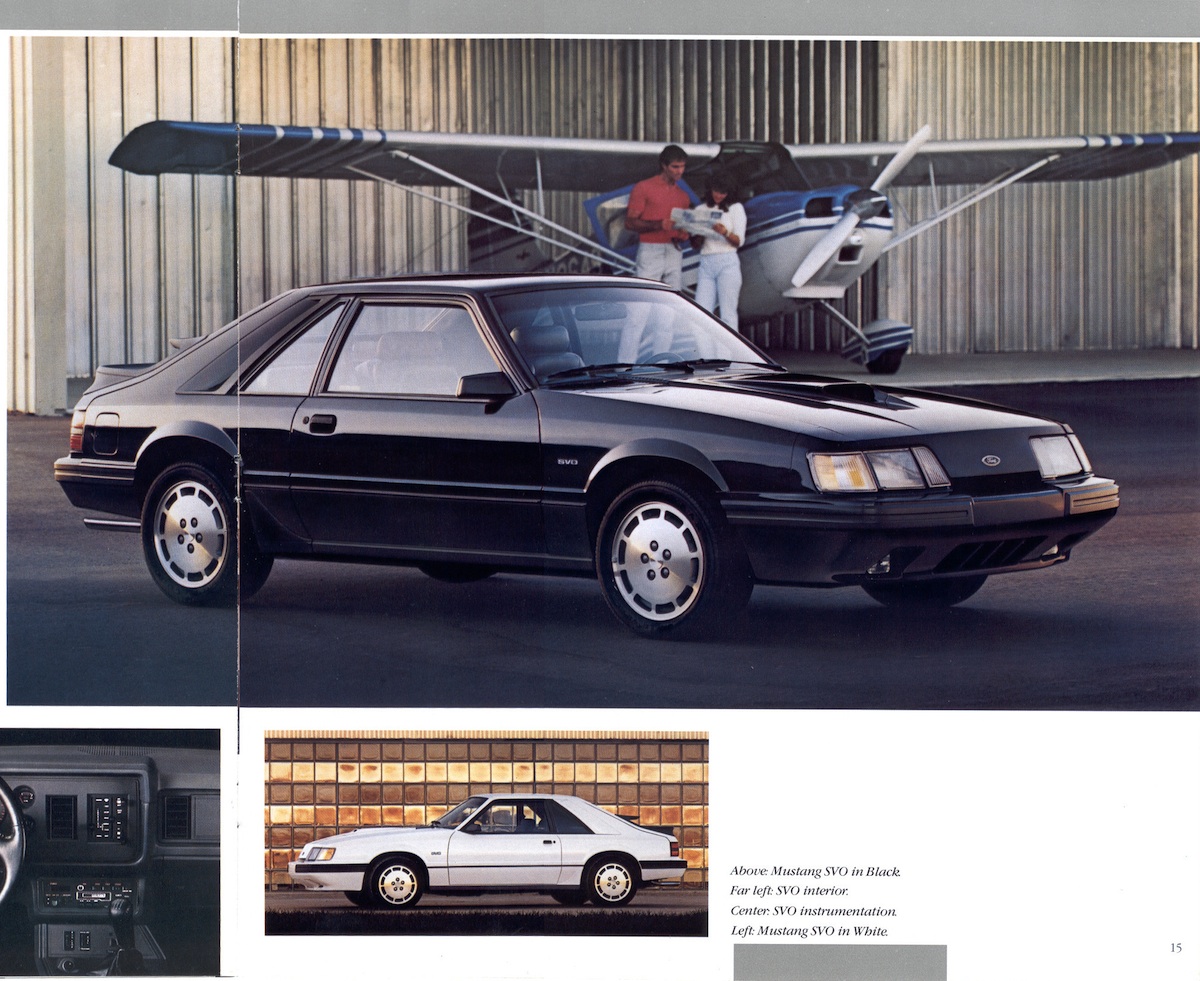 Page 14 & 15: 1986 Ford Mustang Promotional Brochure