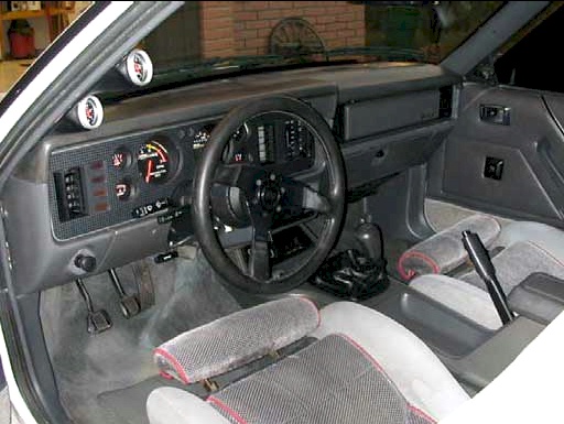 1986 Mustang Saleen Interior