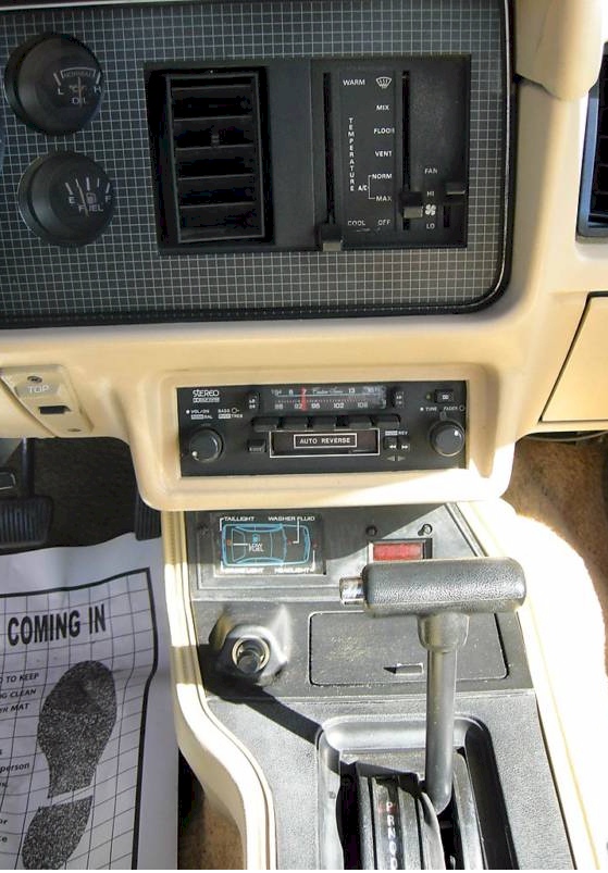1986 Mustang Climate Controls