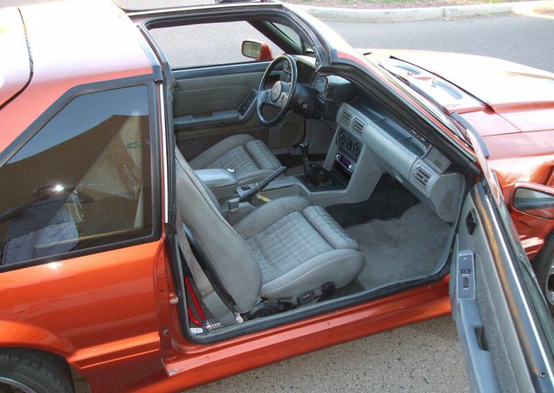 Interior 1987 Mustang GT