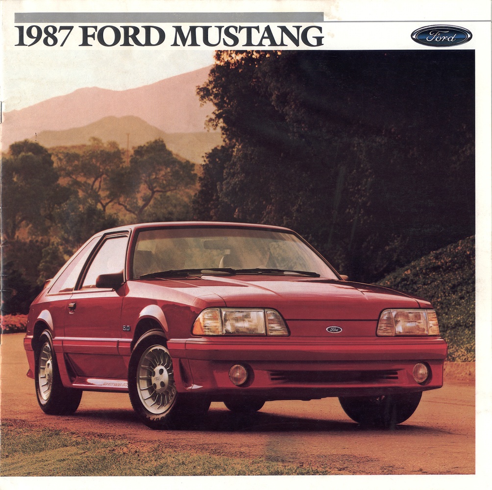 1987 Ford Mustang Sales Brochure