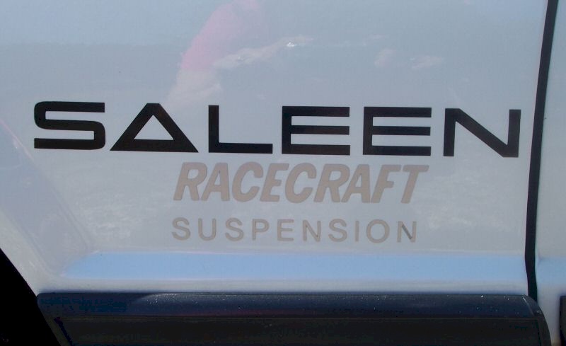 Saleen Racecraft Suspension Graphics