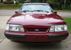 Cabernet Red 1989 Mustang LX convertible