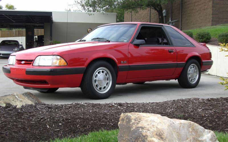 Vermilion 1990 Mustang LX 5.0