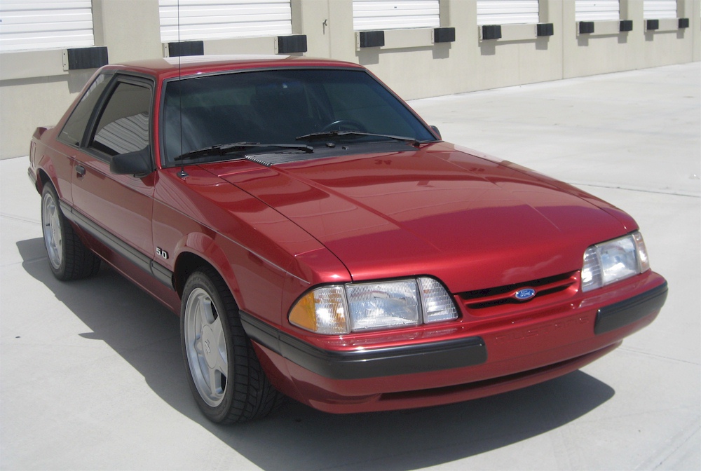 Wild Strawberry 1990 Mustang